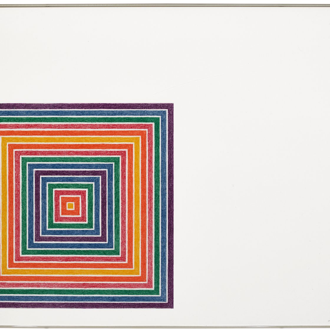 Frank Stella — Разноцветные квадраты I : два отпечатка, изображение 4