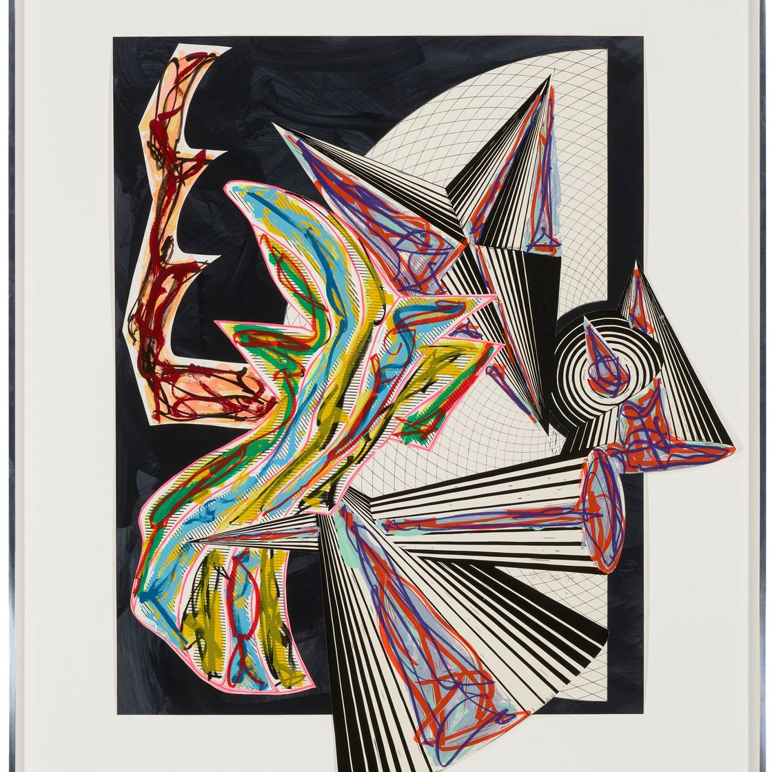 Frank Stella — Потом пришла Смерть и забрала Мясника с иллюстраций к фильму Эль Лисицкого "Гадья"., изображение 2