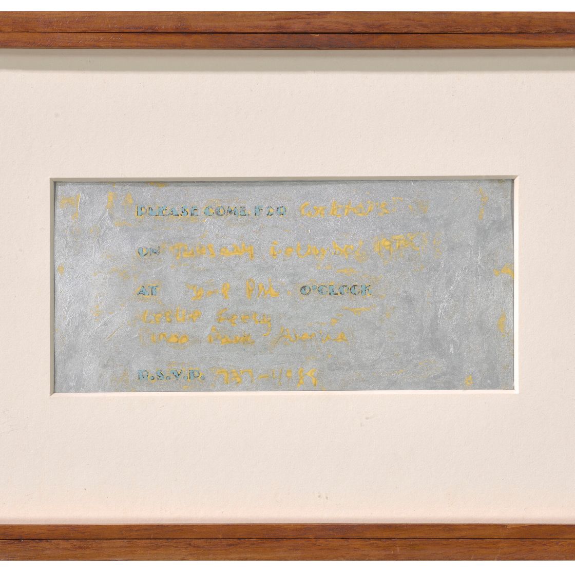 Frank Stella — Без названия (Приглашение), изображение 3