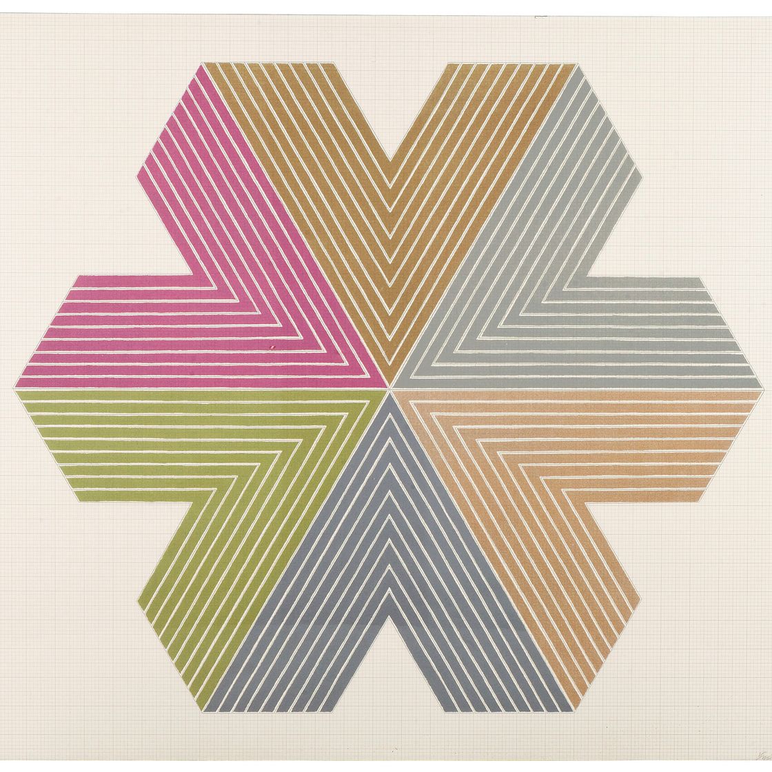 Frank Stella — Звезда Персии I