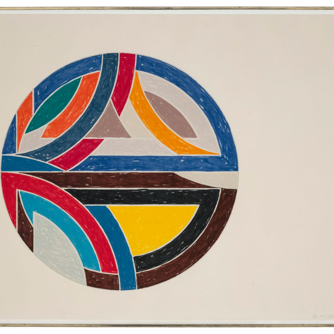 Frank Stella — Вариация Синджерли III, из вариаций Синджерли, изображение 2
