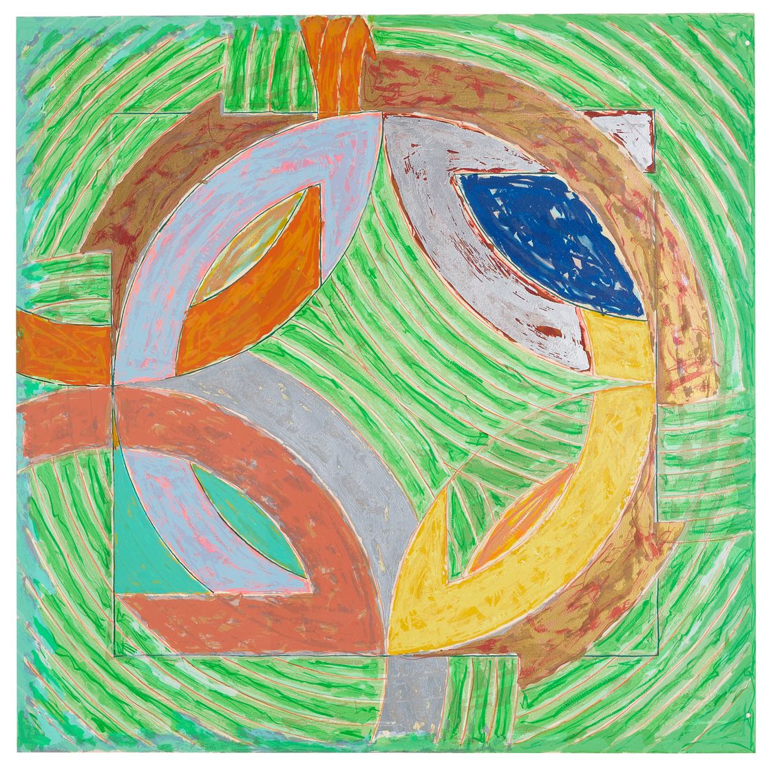 Frank Stella — Полярные координаты IV, из "Полярных координат" Ронни Питерсона, изображение 1