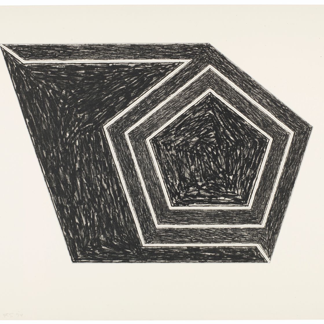 Frank Stella — Эксцентричные многоугольники: пять пластин, изображение 5