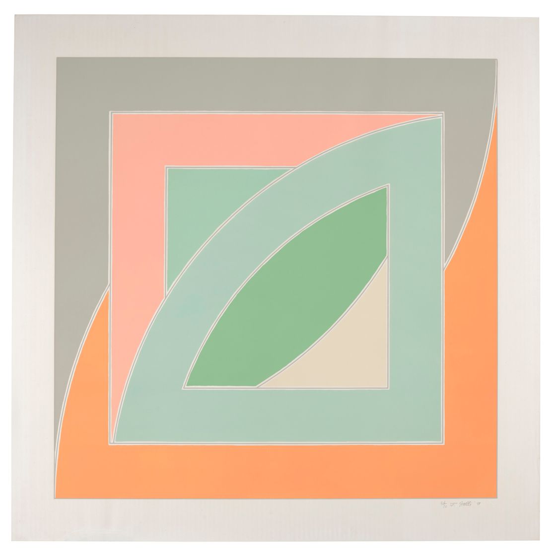 Frank Stella — Река прудов IV, из серии "Ньюфаундленд"