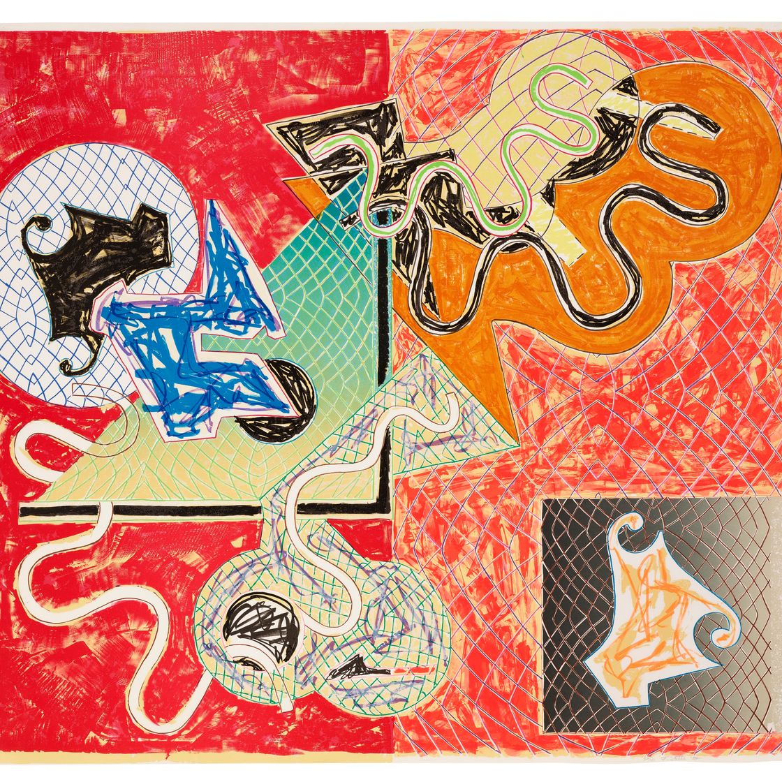 Frank Stella — Осколок IV, из осколков