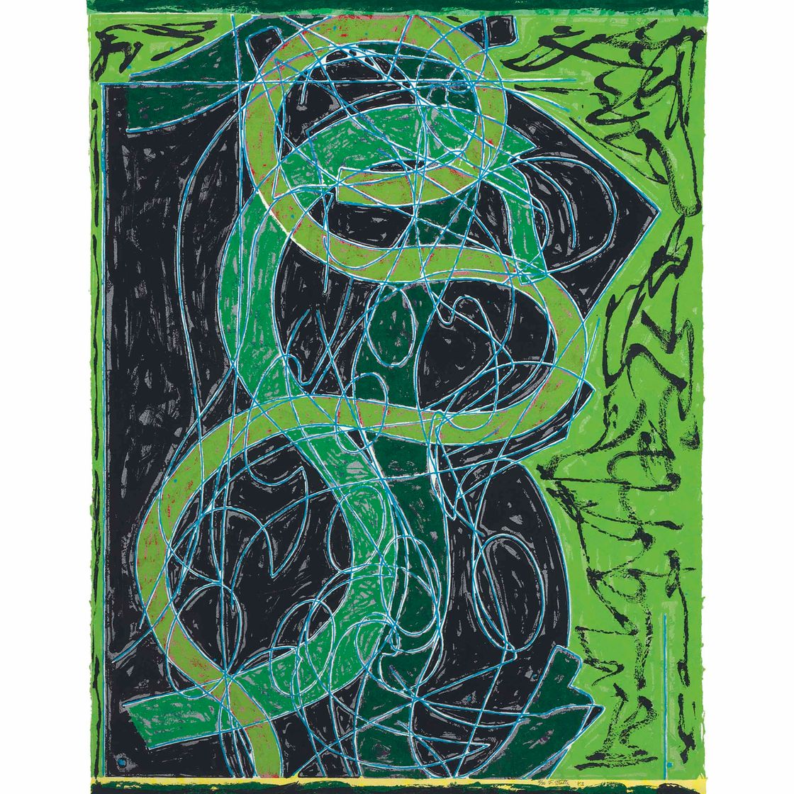 Frank Stella — Imola Five II, от автодромов