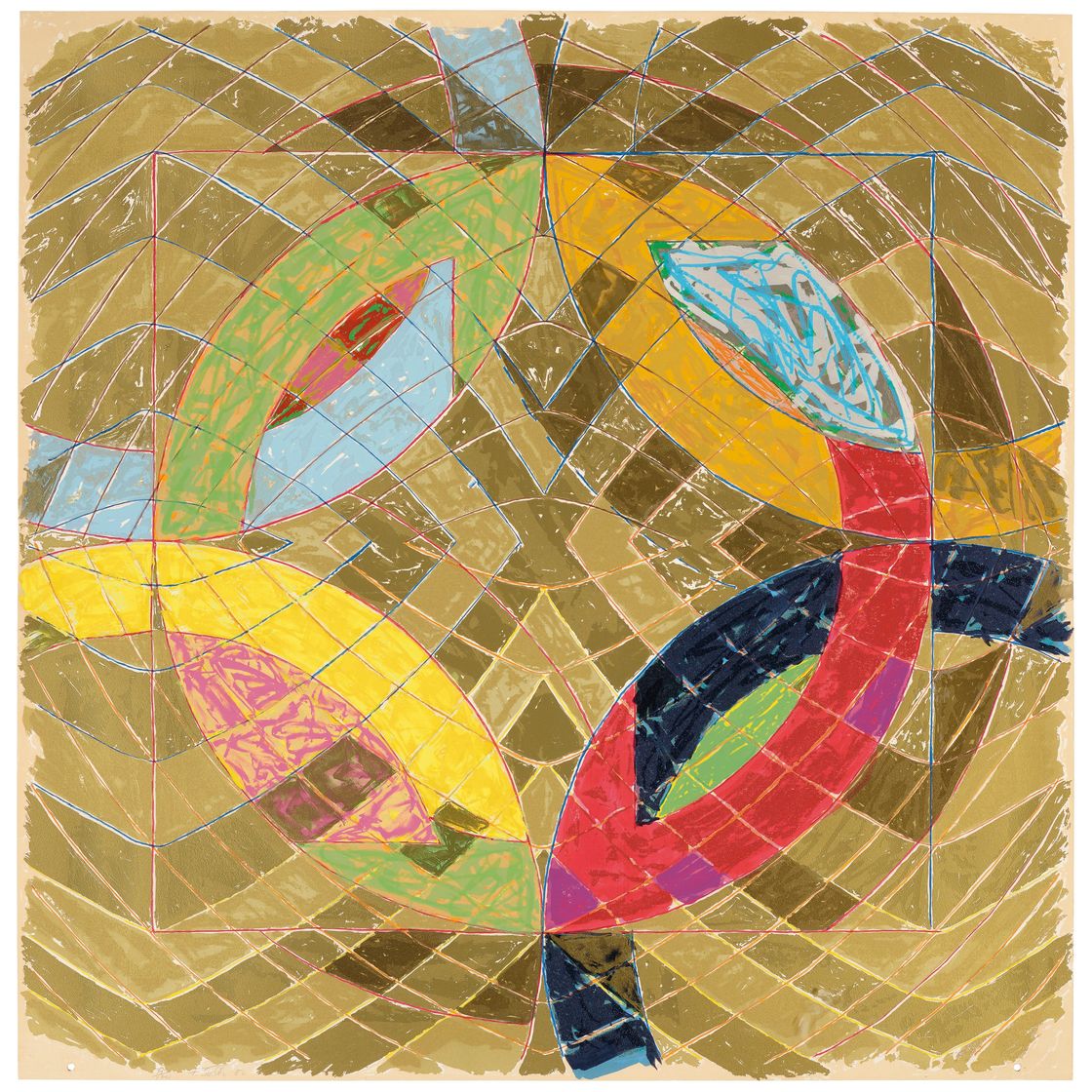 Frank Stella — Полярные координаты VI, из "Полярных координат" Ронни Питерсона
