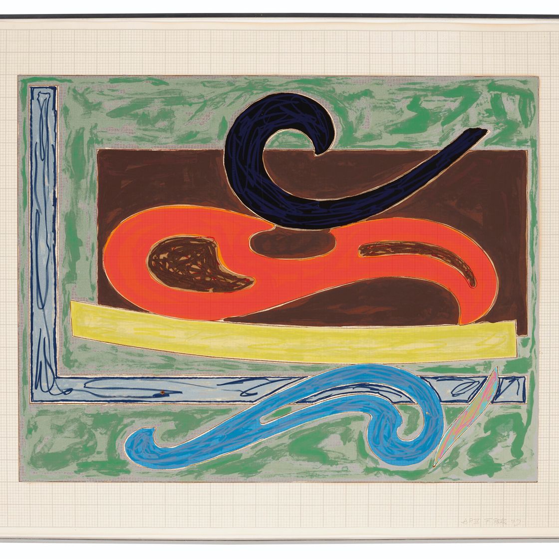 Frank Stella — Эскимосский кроншнеп из серии "Экзотические птицы", изображение 2