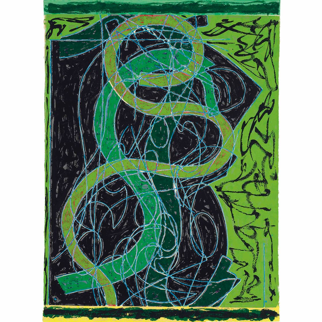 Frank Stella — Imola Five II, от автодромов