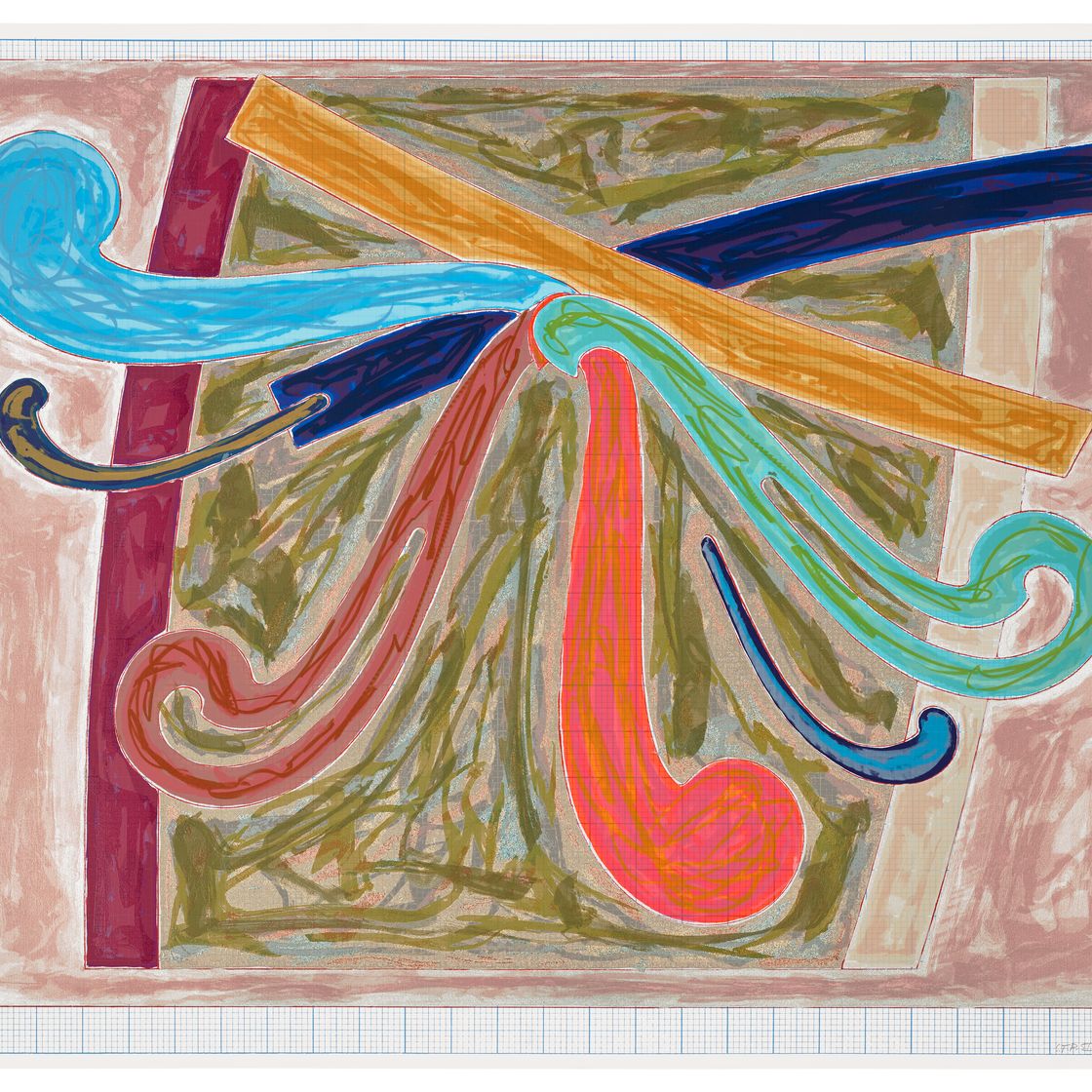 Frank Stella — Пуэрториканский голубой голубь из серии "Экзотические птицы"