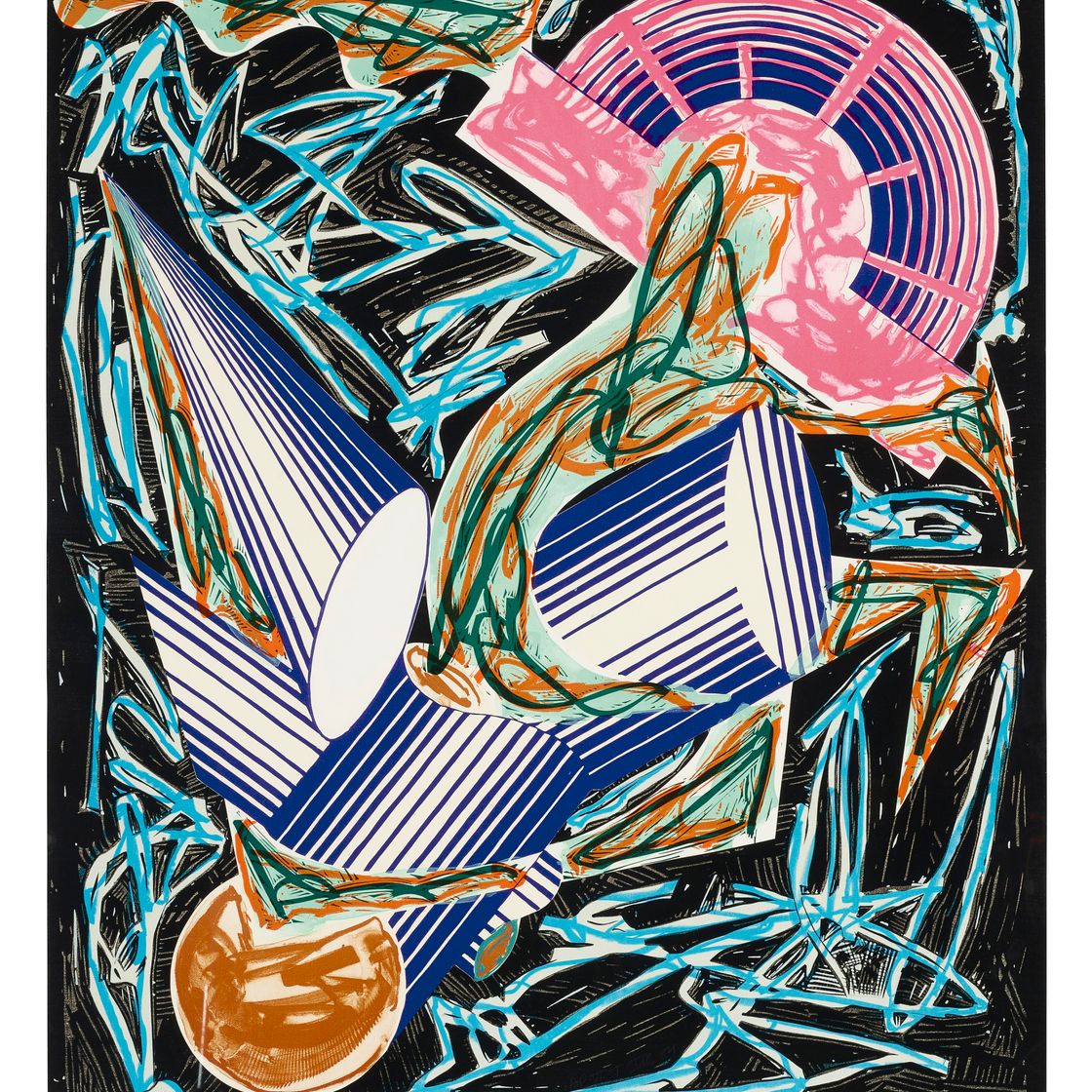 Frank Stella — Фронтиспис, выполненный по иллюстрациям Эль Лисицкого "Гадья"