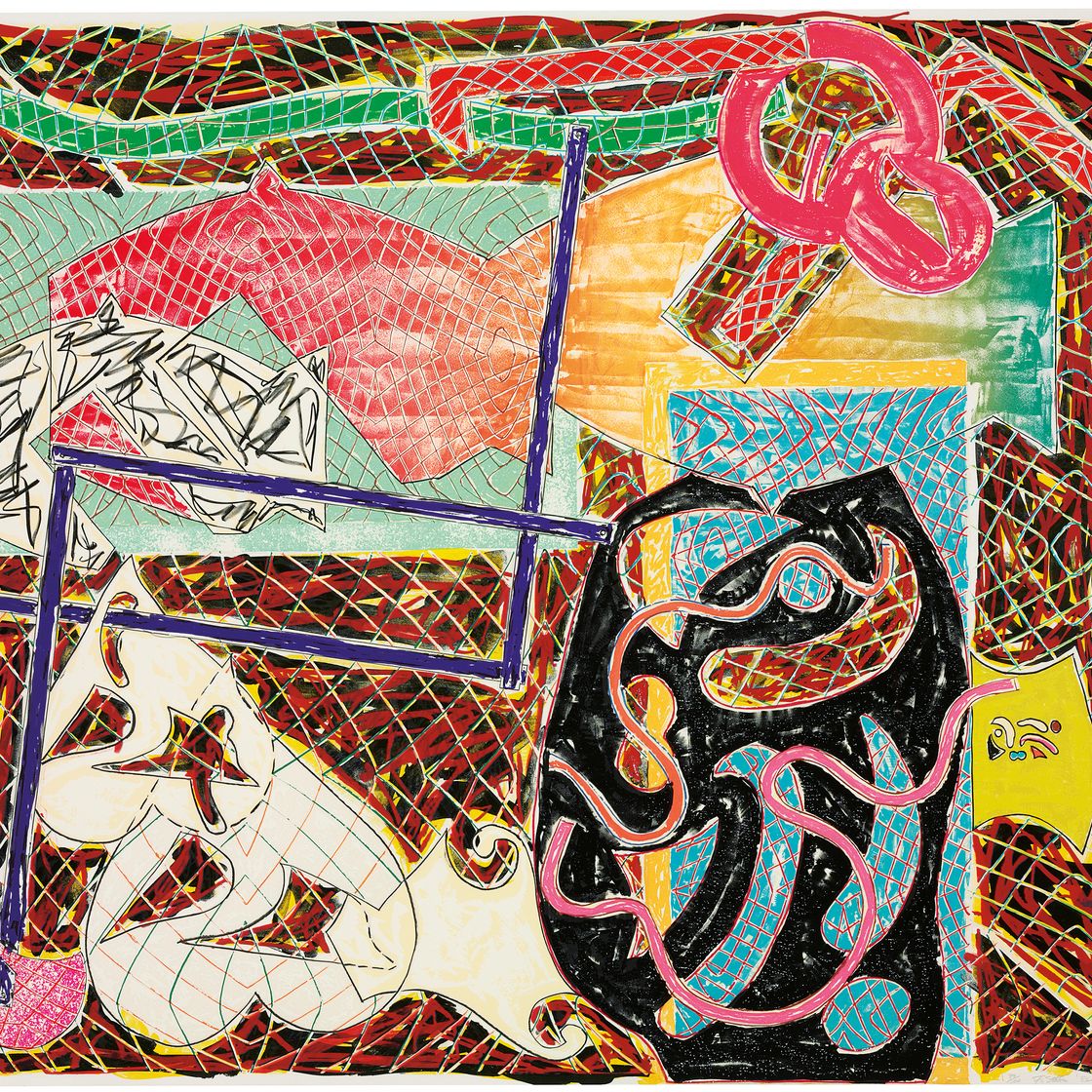 Frank Stella — Осколки II, из осколков