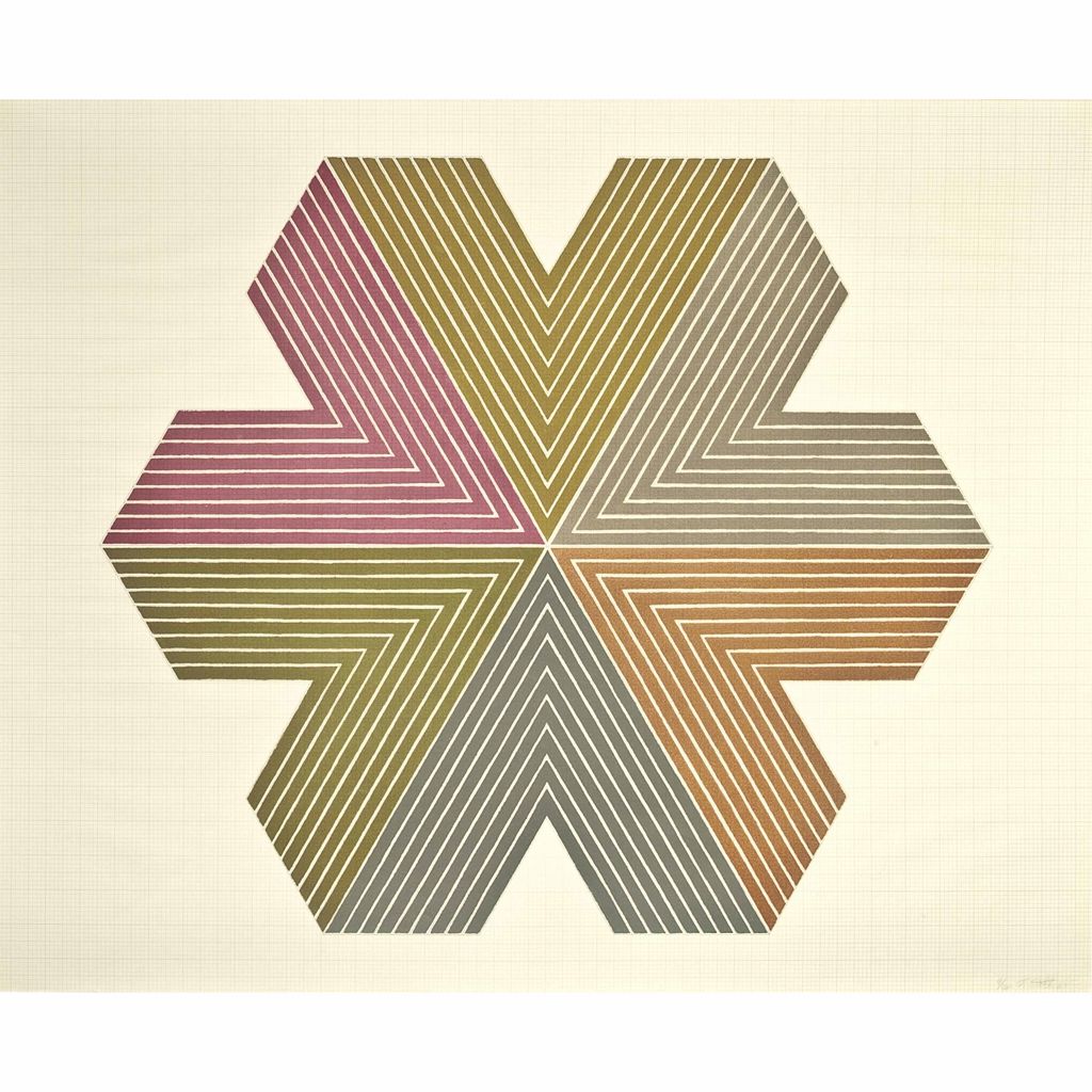 Frank Stella — Звезда Персии I, из серии "Звезда Персии"