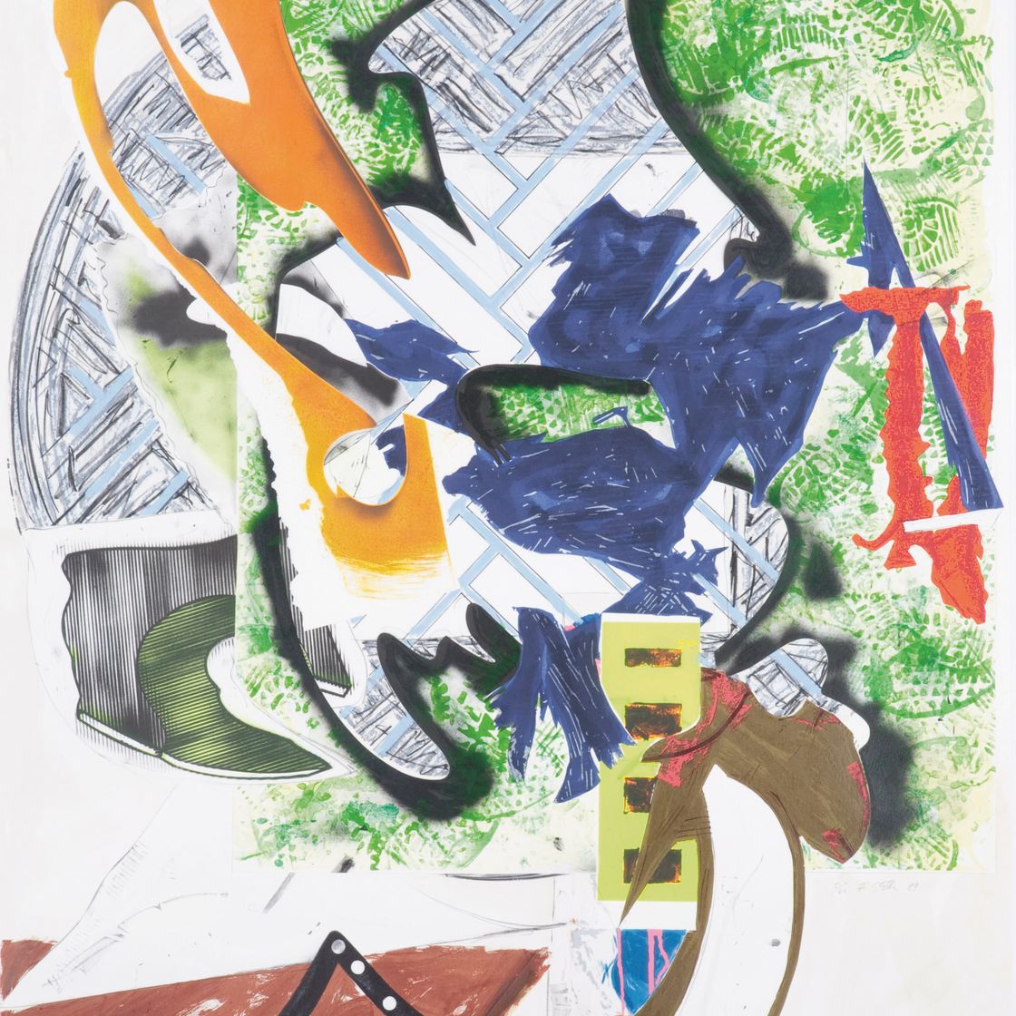 Frank Stella — Предводитель Ахава (de la série The Waves)