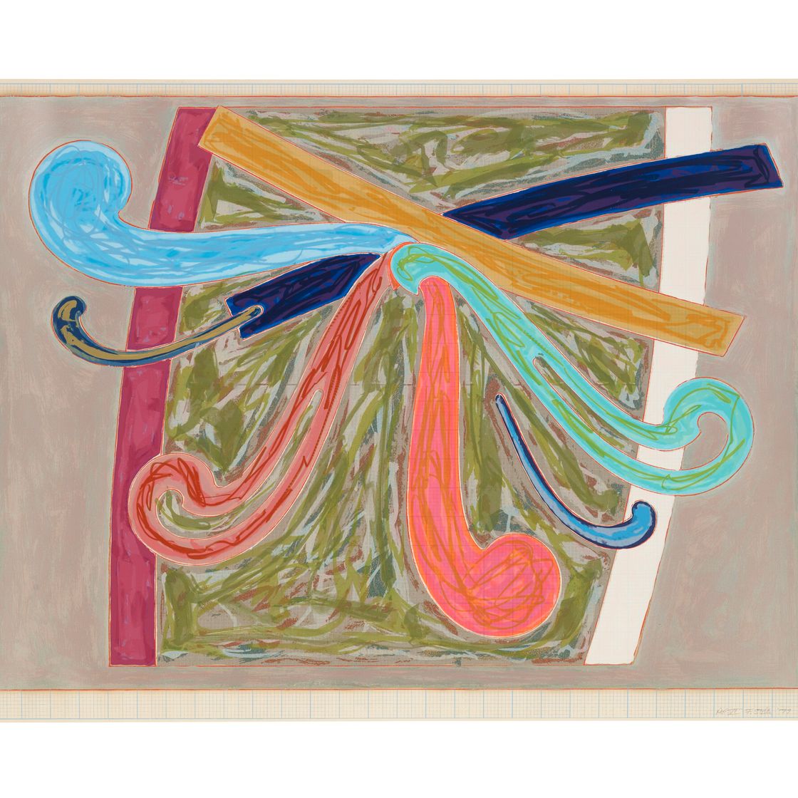 Frank Stella — Пуэрториканский голубой голубь из серии "Экзотические птицы"