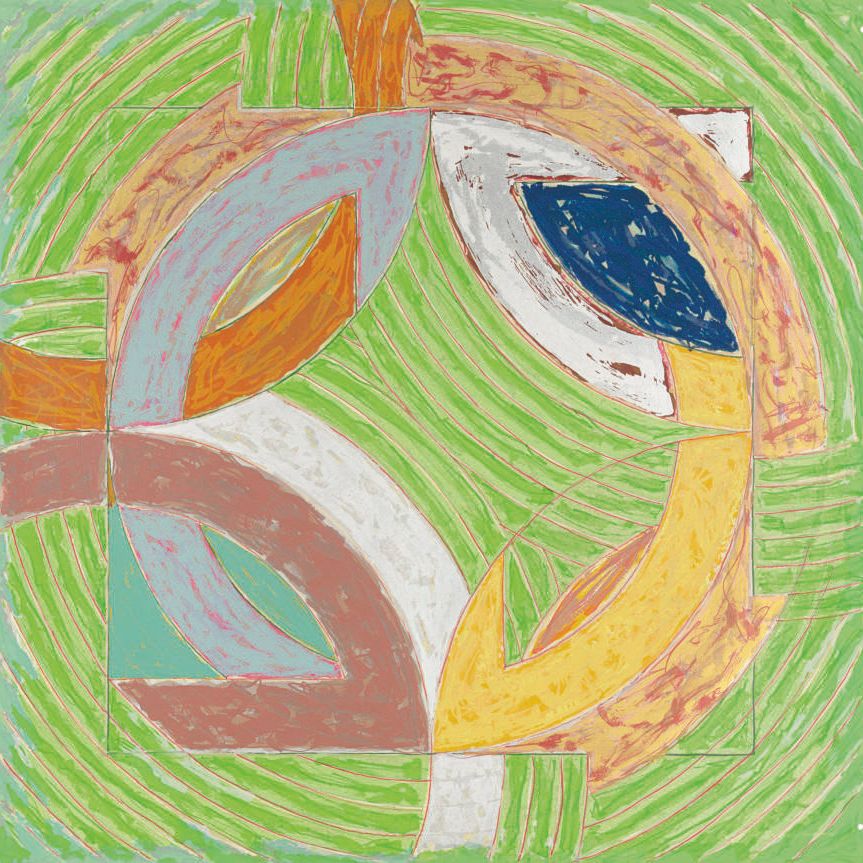 Frank Stella — Полярные координаты IV, из полярных координат Ронни Питерсона (A. 122)