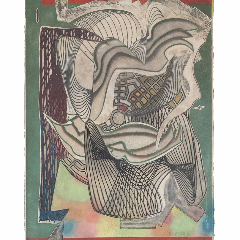 Frank Stella — Похороны (купол), из "Моби Дик купола"