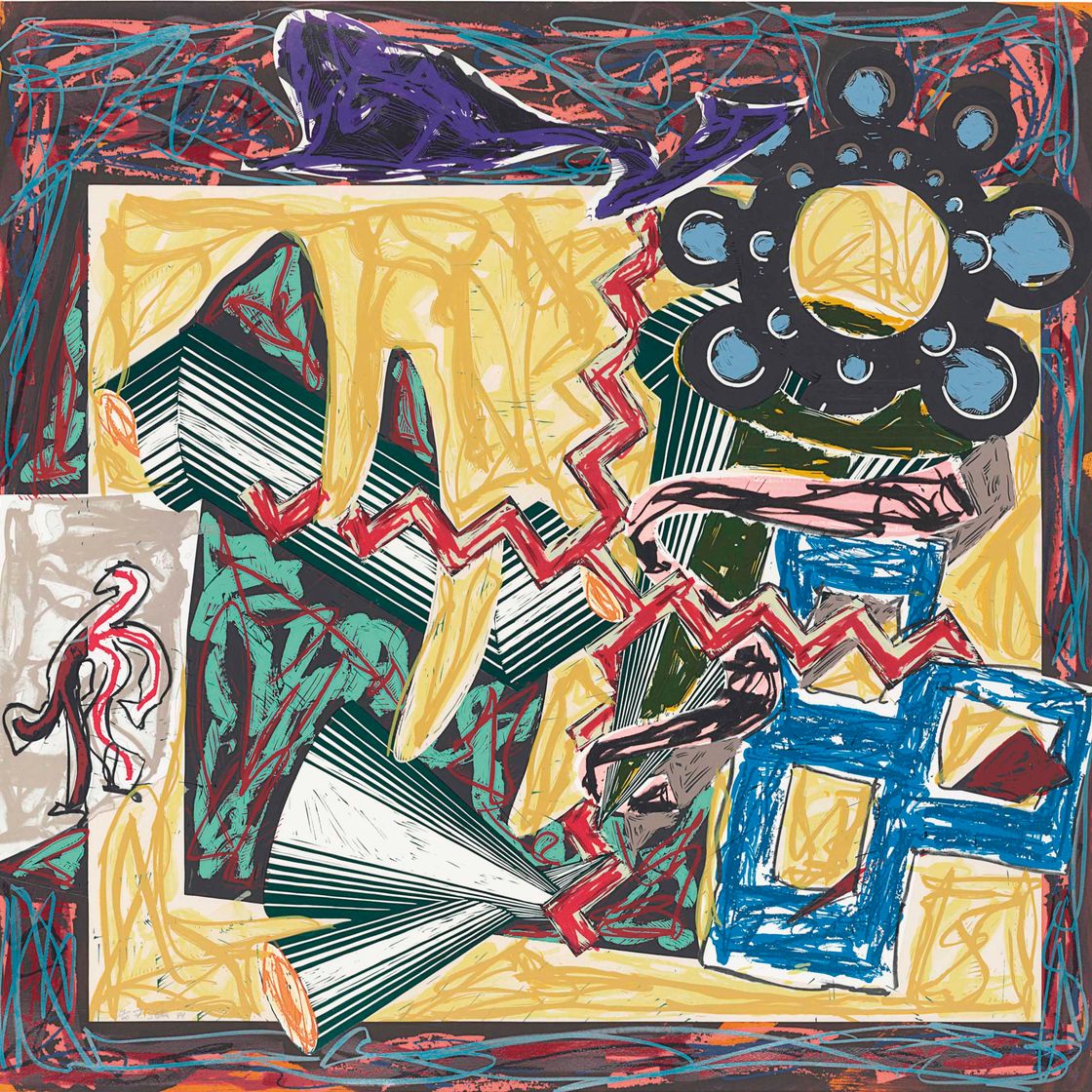 Frank Stella — Потом случился пожар, и Палка сгорела, как у Эль Лисицкого в "Гадье".