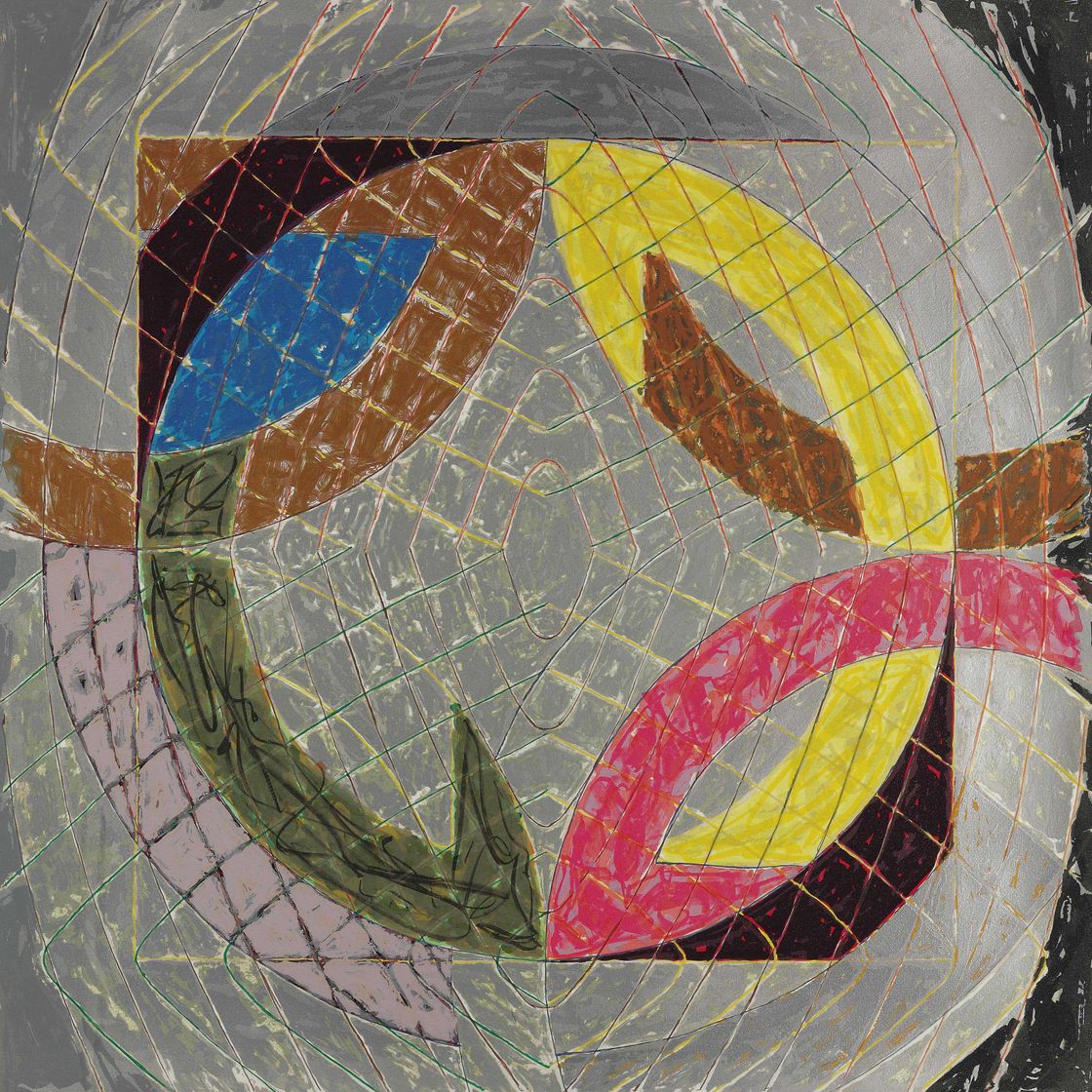 Frank Stella — Полярные координаты VIII, из полярных координат Ронни Питерсона (A. 126)
