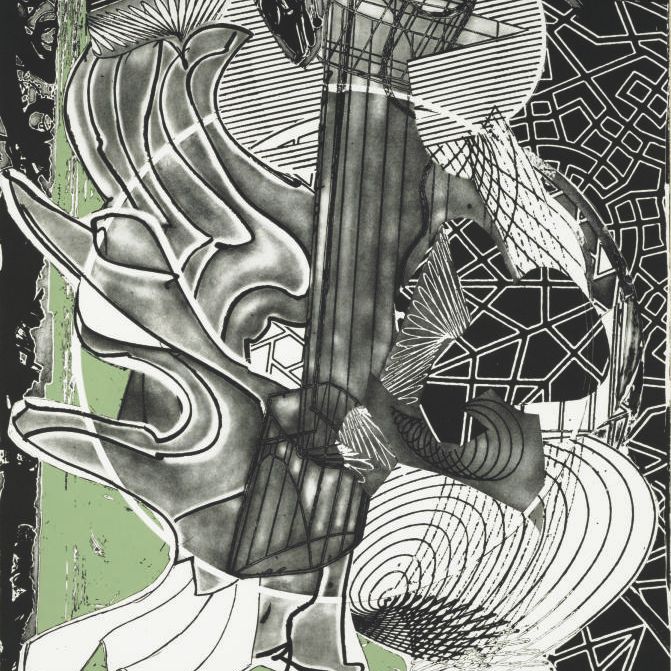 Frank Stella — Ископаемый кит с гравюр Моби Дика