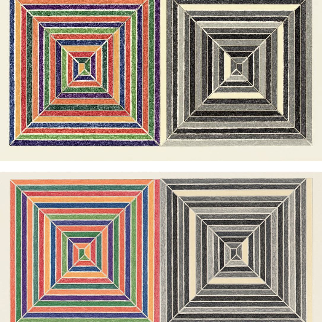 Frank Stella — Дилемма Джаспера (Акссом 82-85)