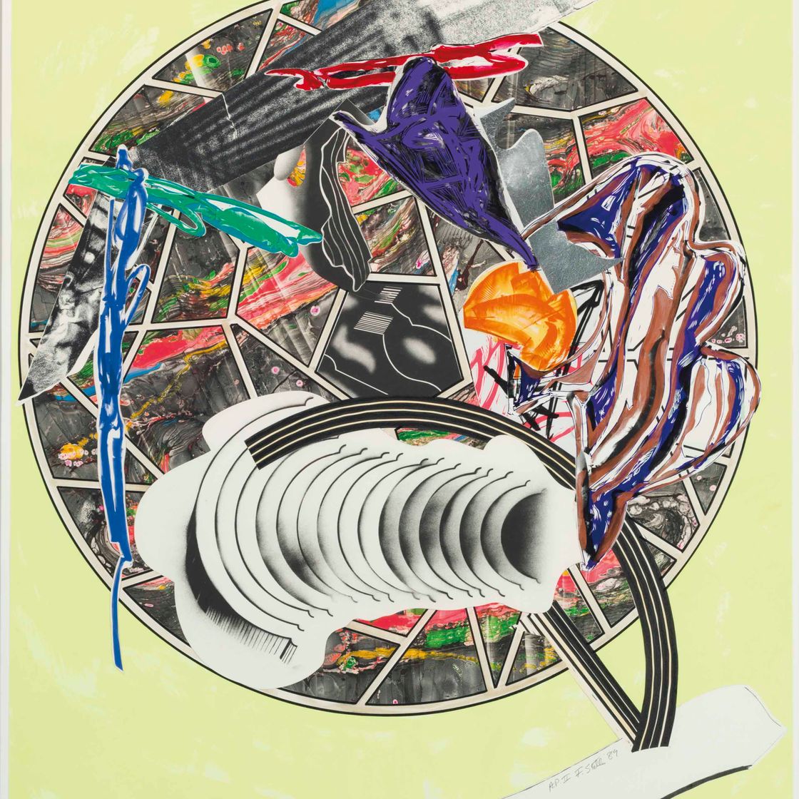 Frank Stella — Кит в виде блюда из "Волн II"