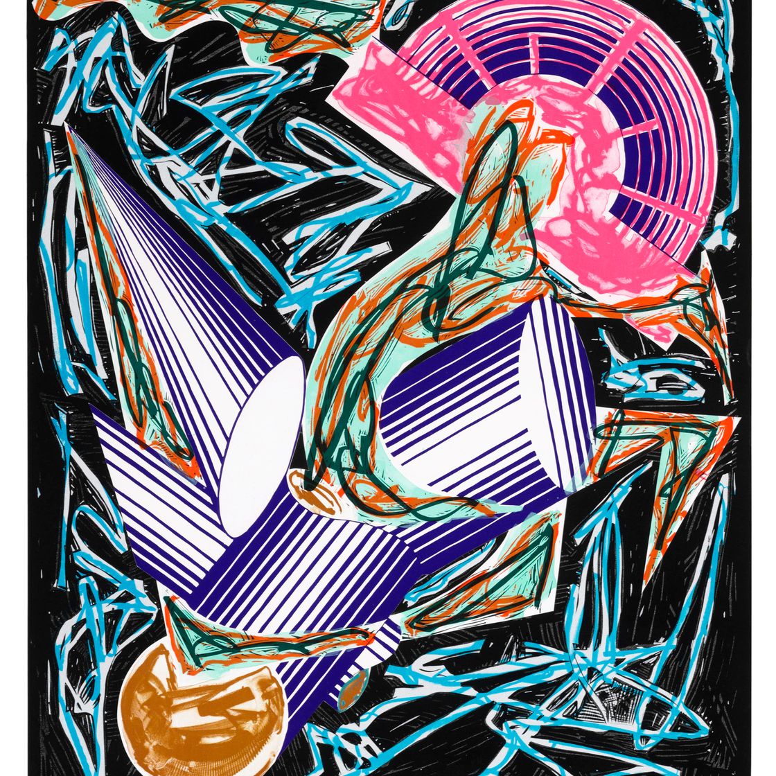 Frank Stella — Была Гадья: Обложка, Иллюстрации по мотивам книги Эль Лисицкого "Была Гадья".