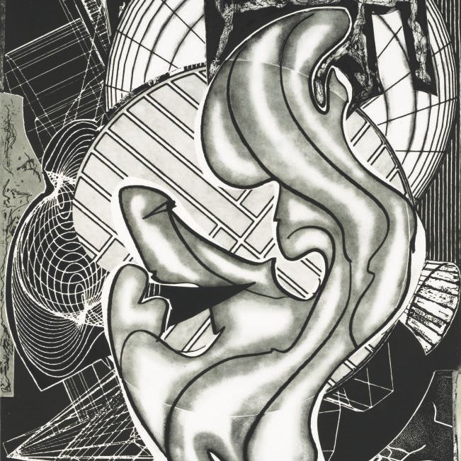 Frank Stella — Стабб и Фласк убивают настоящего кита, как на гравюрах Моби Дика