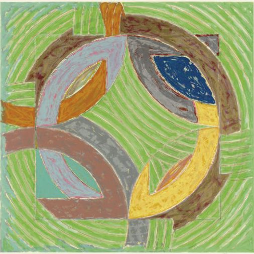 Frank Stella — Полярные координаты IV, из полярных координат Ронни Питерсона (A. 122)