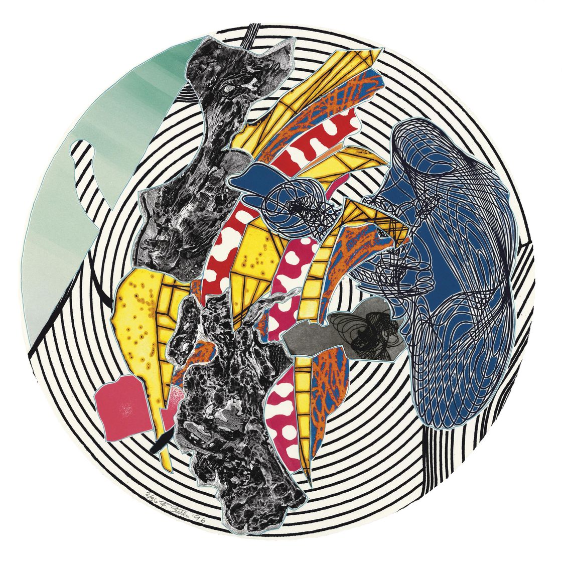 Frank Stella — Кальногор и Египет, из воображаемых мест II, изображение 2