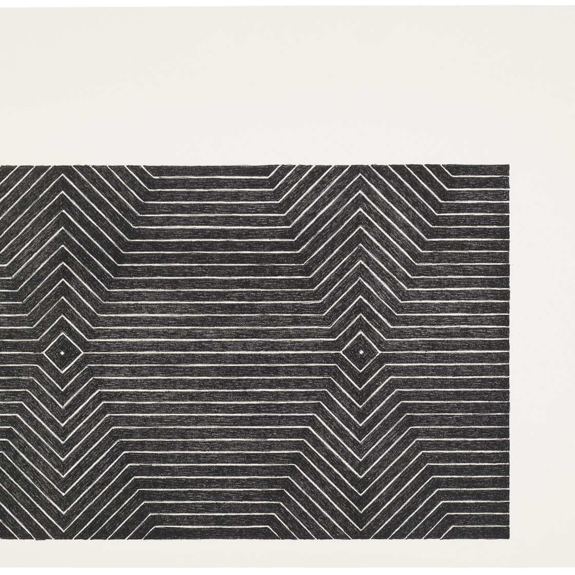 Frank Stella — Гавот из второй черной серии