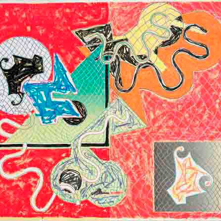 Frank Stella — Осколки IV, из осколков (A. 147)