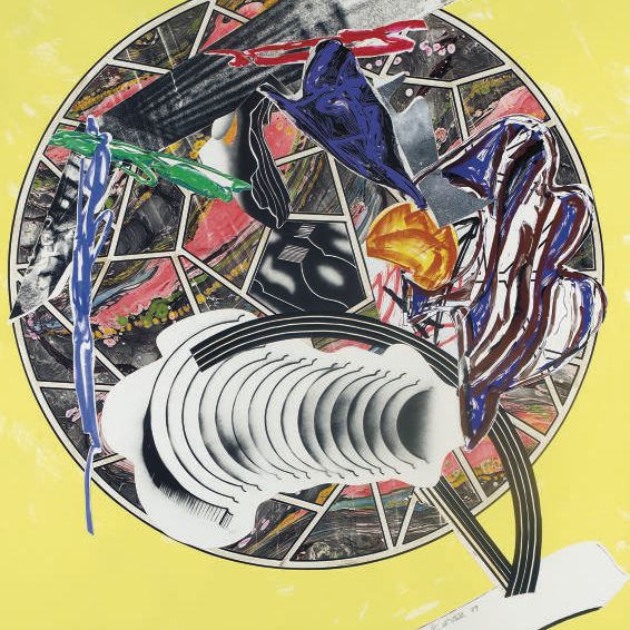 Frank Stella — Покрывало из "Волн" (Уоддингтон, 5)