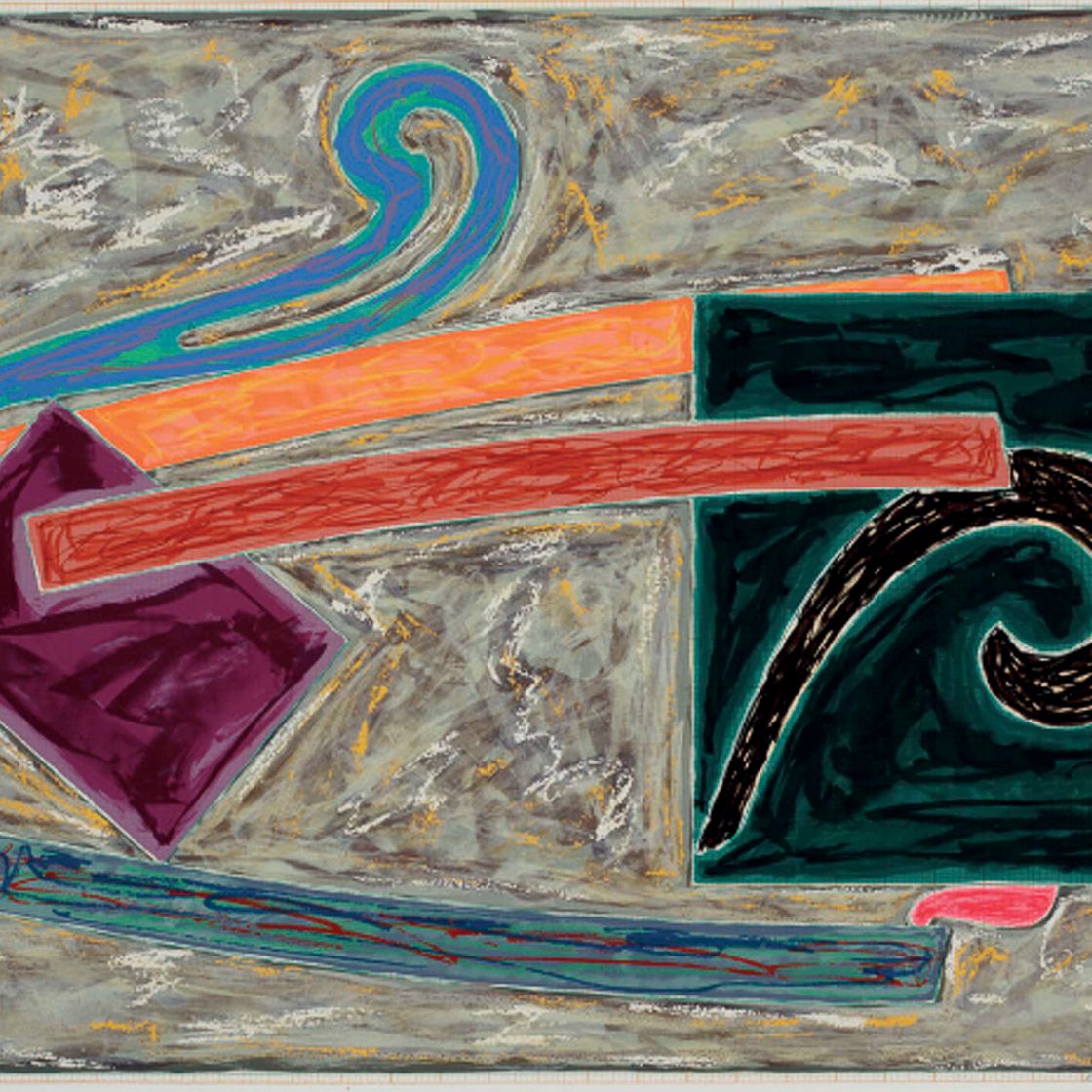 Frank Stella — Железная дорога "Недоступный остров" из серии "Экзотические птицы"