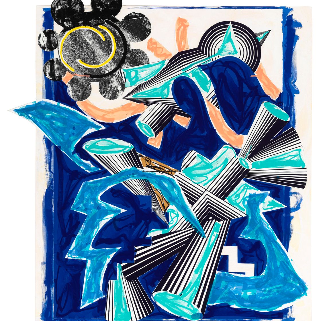 Frank Stella — Была Гадья: Задняя обложка, Иллюстрации по мотивам книги Эль Лисицкого "Была Гадья".