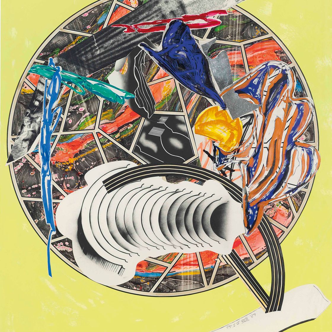 Frank Stella — Кит в виде блюда, из: Waves II
