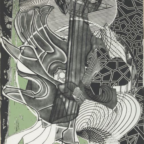 Frank Stella — Ископаемый кит с гравюр Моби Дика