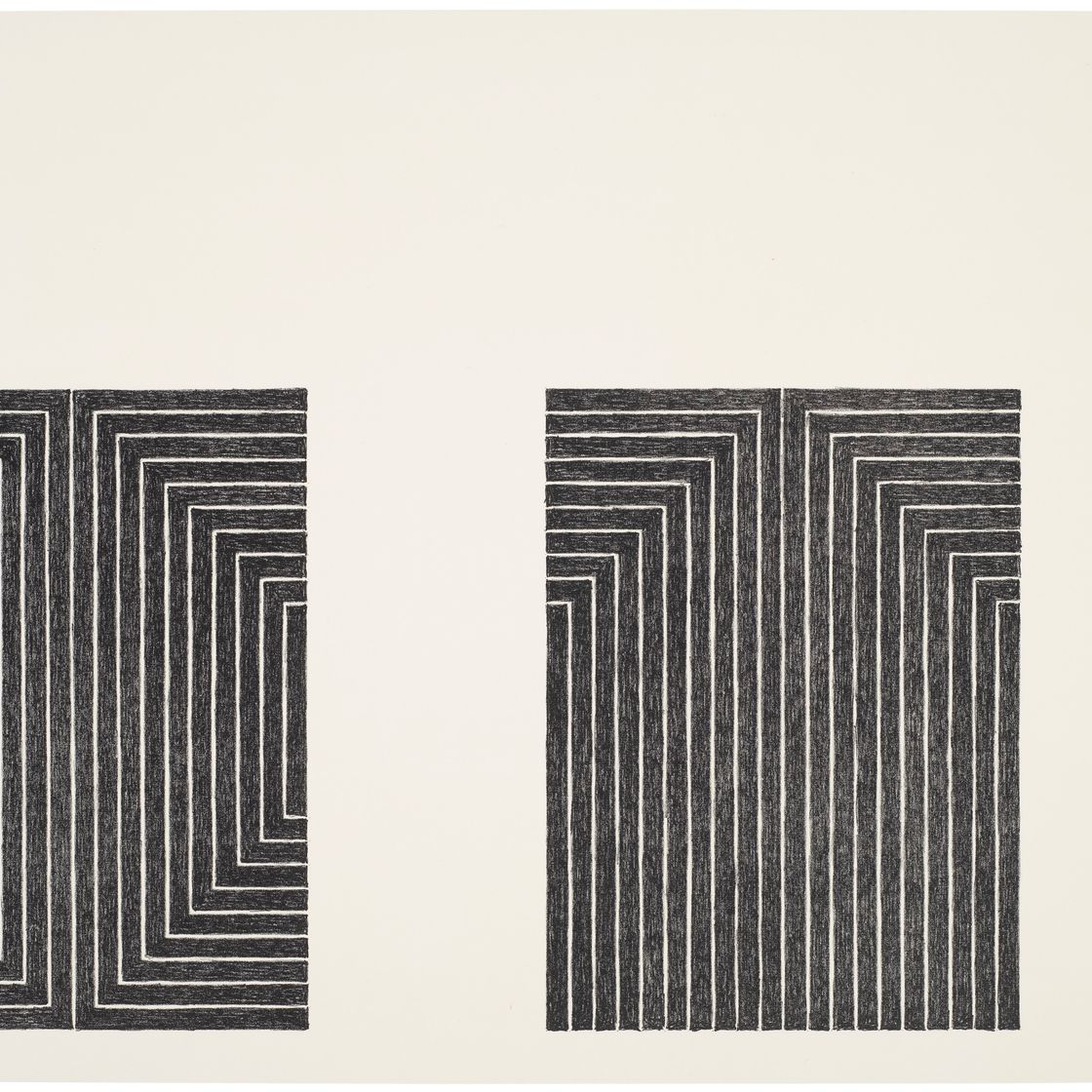 Frank Stella — Club Onyx-Семь шагов, из черной серии I
