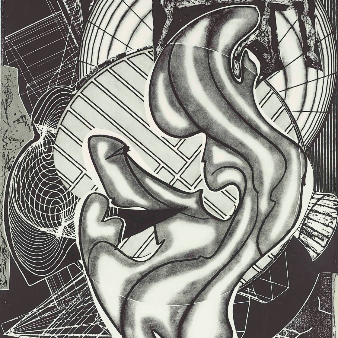 Frank Stella — Стабб и Фласк убивают настоящего кита, как на гравюрах Моби Дика