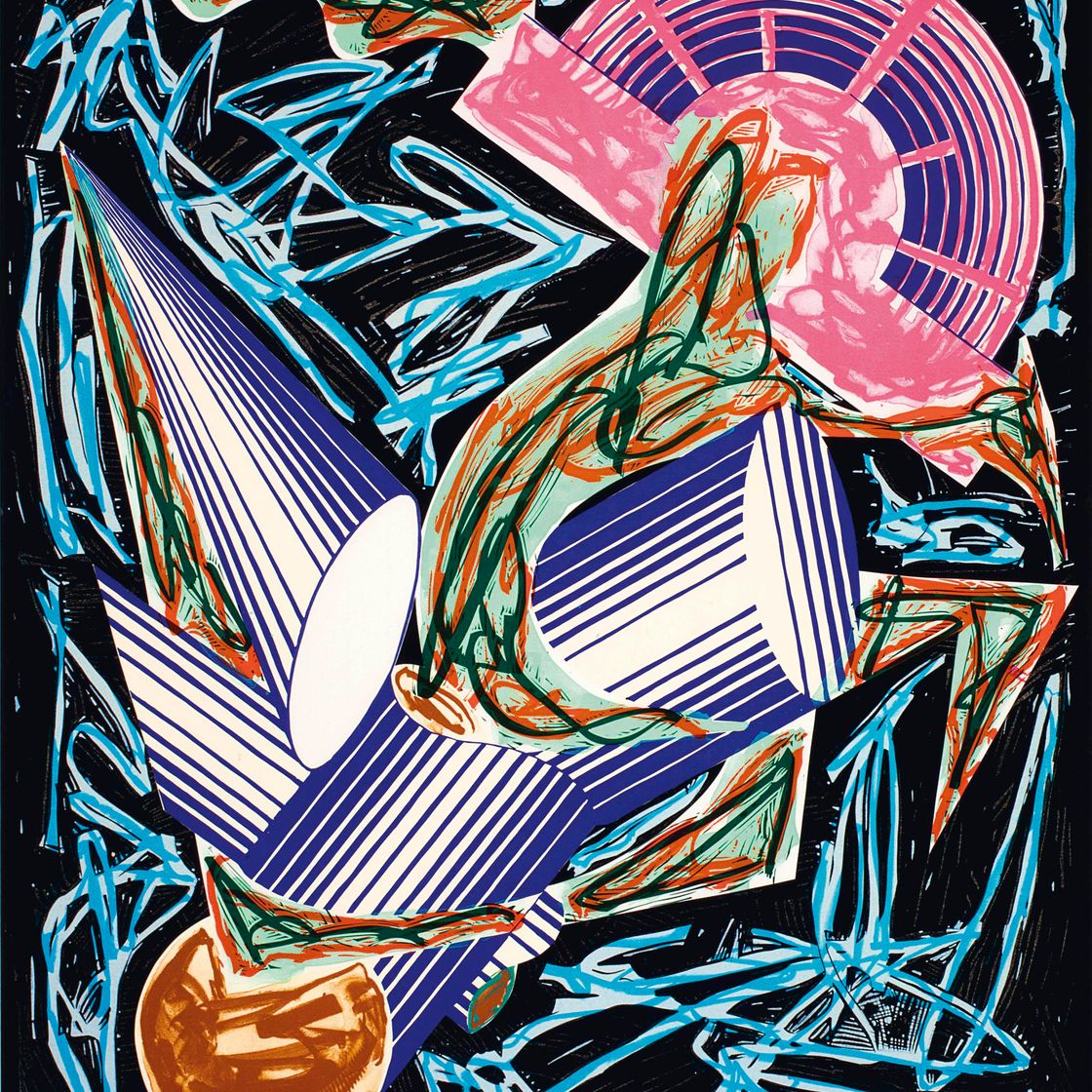 Frank Stella — Фронтиспис из иллюстраций к серии "Гадья" Эль Лисицкого