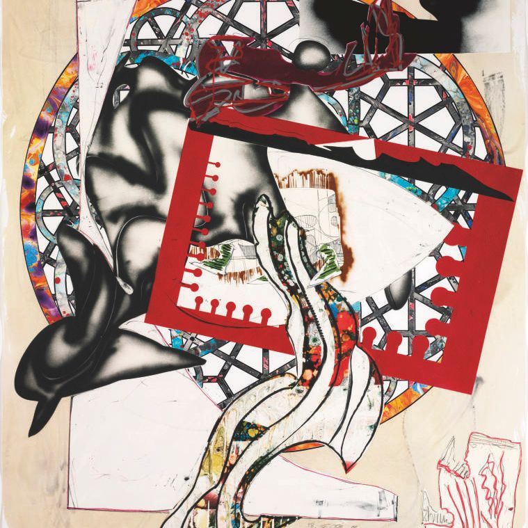 Frank Stella — Тихий океан, из-за волн (Уоддингтон 2)