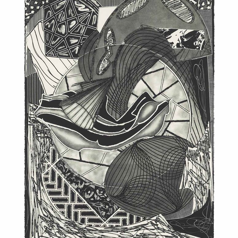 Frank Stella — Хижина, Ахав и Старбак, с гравюр Моби Дика