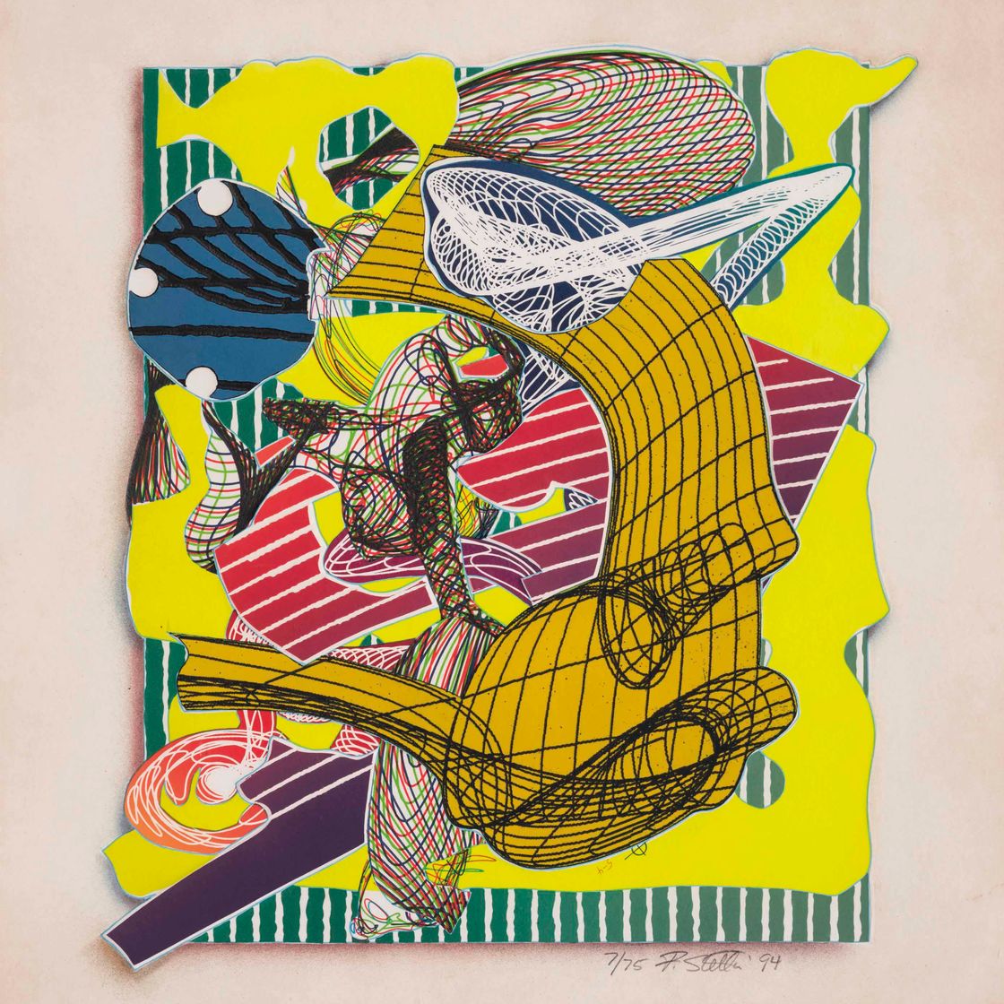 Frank Stella — Фиглефия, из "Воображаемых мест" (Axsom 223)