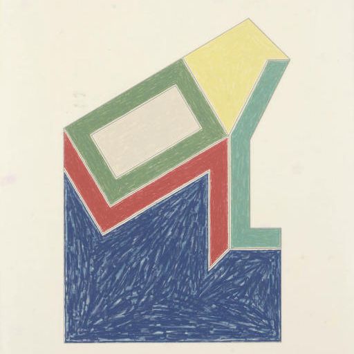 Frank Stella — Моултонвилль, из эксцентричных многоугольников (A. 101)