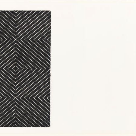 Frank Stella — Гезира, из Второй черной серии (Axsom 14)