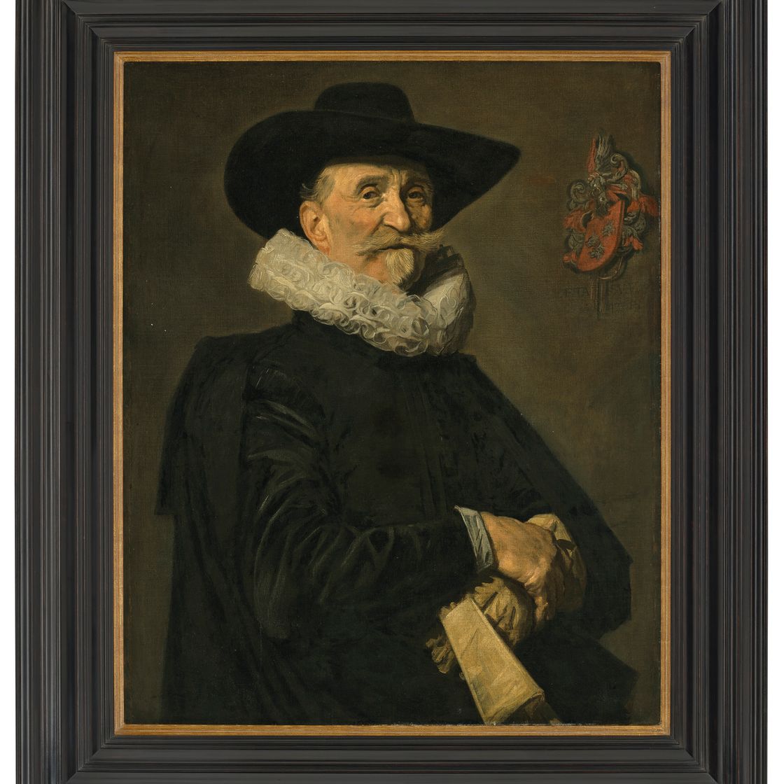Frans Hals — Портрет джентльмена из семьи де Вольф, возможно, Йоста де Вольфа (1576-1577-? после 1652), поясной, изображение 2