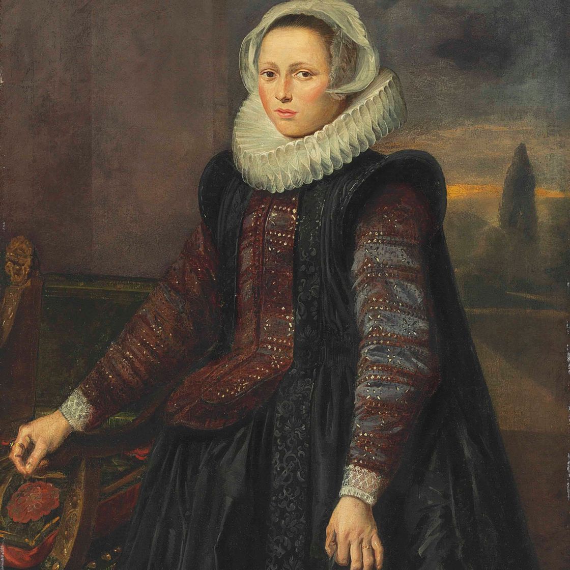 Frans Hals — Портрет дамы в три четверти роста