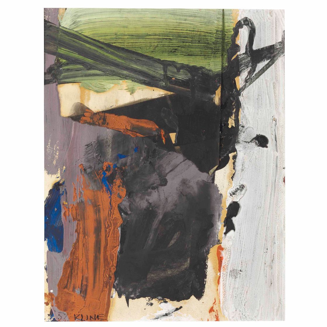 Franz Kline — Лавандовая ржавчина