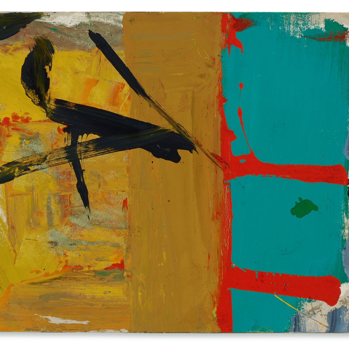 Franz Kline — Зеленый, красный и коричневый, изображение 1