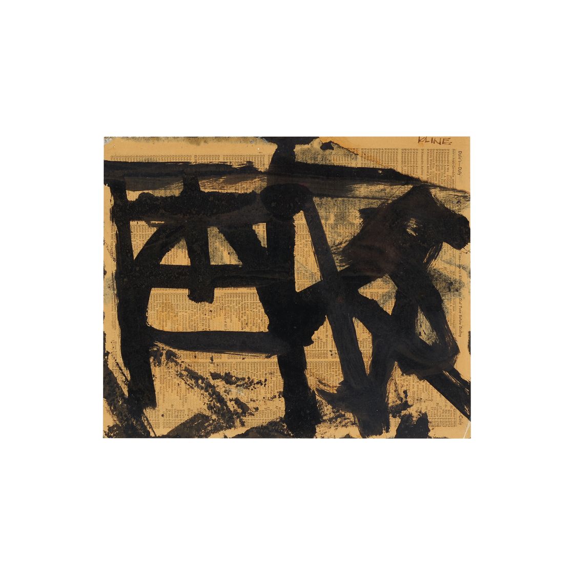 Franz Kline — Без названия